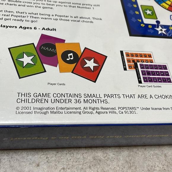 BNWT VINTAGE POP STARS BOARD GAME BY IMAGINATION ENTERTAINMENT - Picture 6 of 6